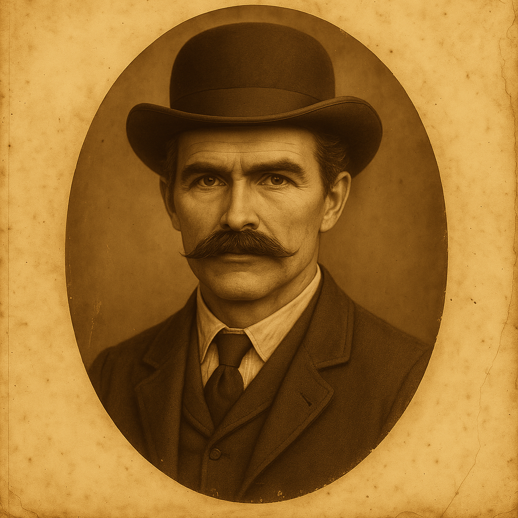 Portrait de Silas Robinson, détective du 19e siècle